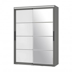 Шкаф-купе Крафт-6 1.6 м ШКК-06 (графит) в Ханты-Мансийске - hanty-mansiysk.mebel24.online | фото 3