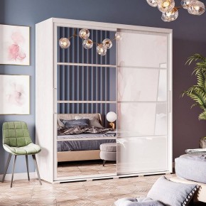 Шкаф-купе Крафт-6 (Ясень Белый) в Ханты-Мансийске - hanty-mansiysk.mebel24.online | фото
