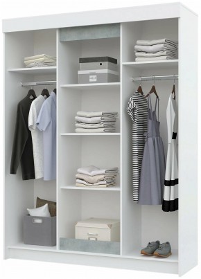 Шкаф-купе VICTOR (Белый-Бетон) в Ханты-Мансийске - hanty-mansiysk.mebel24.online | фото 2