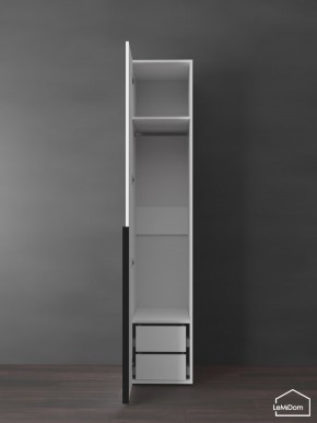 Шкаф Linnea MHR-1-3 2050х400х510 (Белый-М 11.1.1) в Ханты-Мансийске - hanty-mansiysk.mebel24.online | фото 6