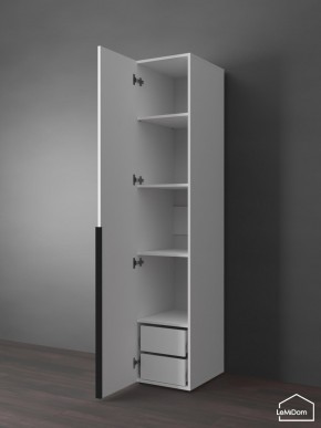 Шкаф Linnea MHR-1-4 2050х400х510 (Белый-М 11.1.1) в Ханты-Мансийске - hanty-mansiysk.mebel24.online | фото 5