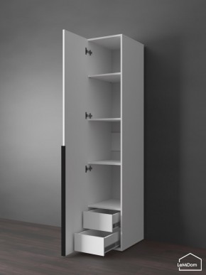 Шкаф Linnea MHR-1-4 2050х400х510 (Белый-М 11.1.1) в Ханты-Мансийске - hanty-mansiysk.mebel24.online | фото 6