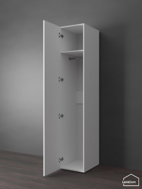 Шкаф Linnea MHR-1PO 2050х400х510 (Белый-М 11.1.1) в Ханты-Мансийске - hanty-mansiysk.mebel24.online | фото 4