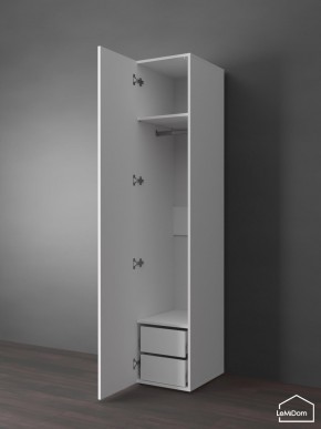 Шкаф Linnea MHR-1PO-3 2050х400х510 (Белый-М 11.1.2) в Ханты-Мансийске - hanty-mansiysk.mebel24.online | фото 4