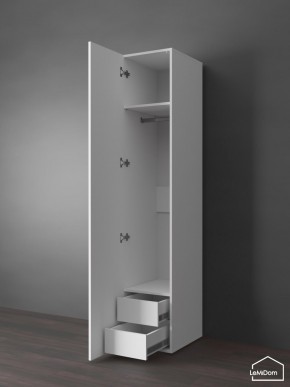 Шкаф Linnea MHR-1PO-3 2050х400х510 (Белый-М 11.1.2) в Ханты-Мансийске - hanty-mansiysk.mebel24.online | фото 5