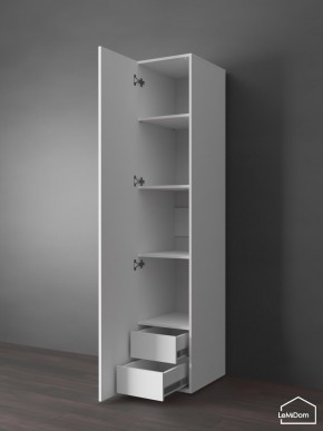 Шкаф Linnea MHR-1PO-4 2050х400х510 (Белый-М 11.1.1) в Ханты-Мансийске - hanty-mansiysk.mebel24.online | фото 4