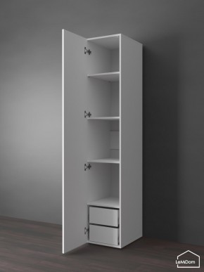 Шкаф Linnea MHR-1PO-4 2050х400х510 (Белый-М 11.1.2) в Ханты-Мансийске - hanty-mansiysk.mebel24.online | фото 5