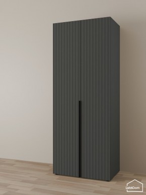 Шкаф Linnea MHR-2 2050х800х510 (Графит-М 11.1.25) в Ханты-Мансийске - hanty-mansiysk.mebel24.online | фото