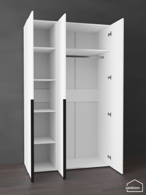 Шкаф Linnea MHR-3-1 2050х1200х510 (Белый-М 11.1.2) в Ханты-Мансийске - hanty-mansiysk.mebel24.online | фото 4