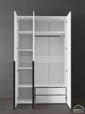 Шкаф Linnea MHR-3-2 2050х1200х510 (Белый-М 11.1.2) в Ханты-Мансийске - hanty-mansiysk.mebel24.online | фото 5
