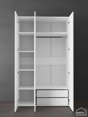 Шкаф Linnea MHR-3PO-2 2050х1200х510 (Белый-М 11.1.2) в Ханты-Мансийске - hanty-mansiysk.mebel24.online | фото 6