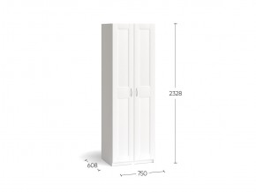 Шкаф МАКС двухдверный, цвет белый в Ханты-Мансийске - hanty-mansiysk.mebel24.online | фото 3
