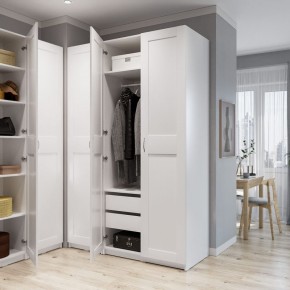 Шкаф МАКС однодверный, цвет белый в Ханты-Мансийске - hanty-mansiysk.mebel24.online | фото 4