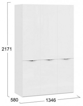 Шкаф платяной Глосс СМ-319.07.431 в Ханты-Мансийске - hanty-mansiysk.mebel24.online | фото 4