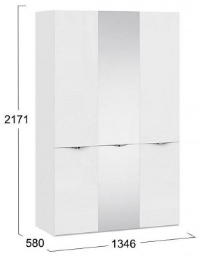 Шкаф платяной Глосс СМ-319.07.432 в Ханты-Мансийске - hanty-mansiysk.mebel24.online | фото 4