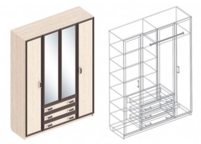 НАОМИ Шкаф 4-х створчатый в Ханты-Мансийске - hanty-mansiysk.mebel24.online | фото 3