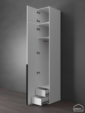 Шкаф с антресолью Linnea MHR-1A-3 2450х400х510 (Белый-М 11.1.2) в Ханты-Мансийске - hanty-mansiysk.mebel24.online | фото 6