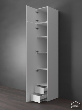 Шкаф с антресолью Linnea MHR-1POA-4 2450х400х510 (Белый-М 11.1.2) в Ханты-Мансийске - hanty-mansiysk.mebel24.online | фото 5