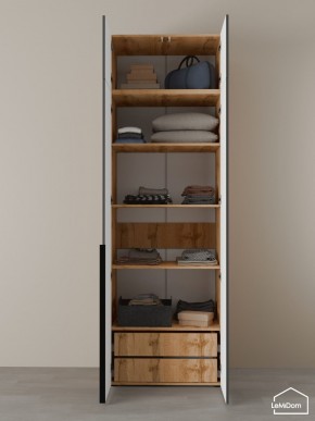 Шкаф с антресолью Linnea MHR-2A-4 2450х800х510 (ДВ-М 11.1.25) в Ханты-Мансийске - hanty-mansiysk.mebel24.online | фото 7