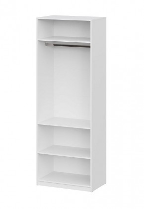 Шкаф ШК-5 + 2 полки (800) Белый текстурный в Ханты-Мансийске - hanty-mansiysk.mebel24.online | фото 3