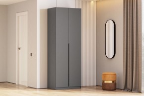 Шкаф ШК-5 + 2 полки (800) Графит серый в Ханты-Мансийске - hanty-mansiysk.mebel24.online | фото 2