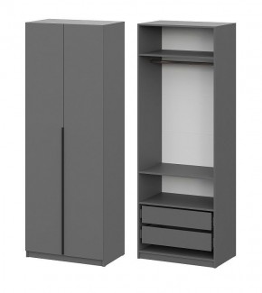 Шкаф ШК-5 + 2 полки + ящики (800) Графит в Ханты-Мансийске - hanty-mansiysk.mebel24.online | фото 1