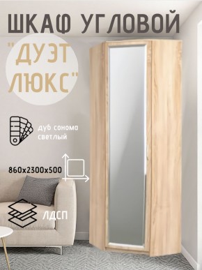 Шкаф угловой Дуэт Люкс с зеркалом в Ханты-Мансийске - hanty-mansiysk.mebel24.online | фото