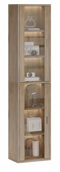 Шкаф-витрина Домино СУ(ш1в2)+2ФС в Ханты-Мансийске - hanty-mansiysk.mebel24.online | фото 2