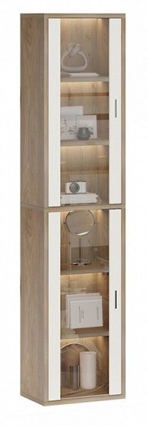 Шкаф-витрина Домино СУ(ш1в2)+2ФС в Ханты-Мансийске - hanty-mansiysk.mebel24.online | фото 2