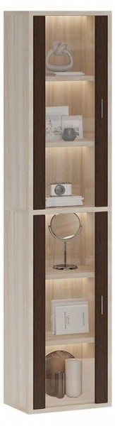 Шкаф-витрина Домино СУ(ш1в2)+2ФС в Ханты-Мансийске - hanty-mansiysk.mebel24.online | фото 2