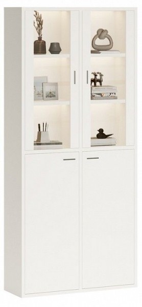 Шкаф-витрина Домино СУ(ш2в2)+2ФС+2ФГ в Ханты-Мансийске - hanty-mansiysk.mebel24.online | фото 2