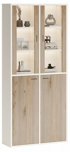 Шкаф-витрина Домино СУ(ш2в2)+2ФС+2ФГ в Ханты-Мансийске - hanty-mansiysk.mebel24.online | фото 3