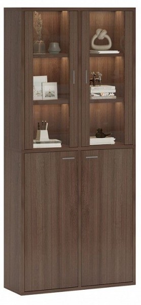 Шкаф-витрина Домино СУ(ш2в2)+2ФС+2ФГ в Ханты-Мансийске - hanty-mansiysk.mebel24.online | фото 2