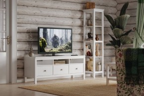 Стеллаж 420 Кантри, массив сосны, цвет белый в Ханты-Мансийске - hanty-mansiysk.mebel24.online | фото 4