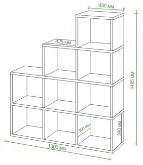 Стеллаж Бартоло СЛД 4 в Ханты-Мансийске - hanty-mansiysk.mebel24.online | фото 3
