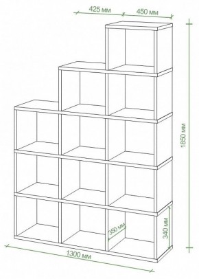 Стеллаж Бартоло СЛД 5 в Ханты-Мансийске - hanty-mansiysk.mebel24.online | фото 2