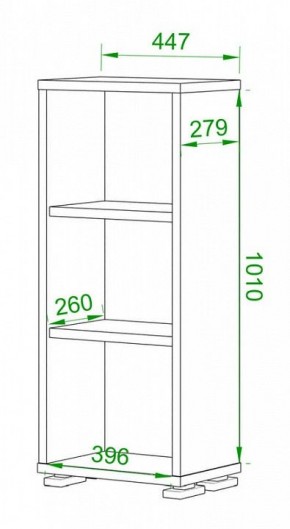 Стеллаж Домино нельсон ПУ-10-1 в Ханты-Мансийске - hanty-mansiysk.mebel24.online | фото 2