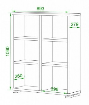 Стеллаж Домино ПУ-50-1 в Ханты-Мансийске - hanty-mansiysk.mebel24.online | фото 2