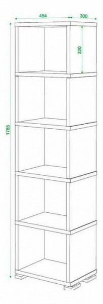 Стеллаж Домино СБ-15/5 в Ханты-Мансийске - hanty-mansiysk.mebel24.online | фото 3
