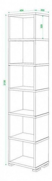 Стеллаж Домино СБ-15/6 в Ханты-Мансийске - hanty-mansiysk.mebel24.online | фото 2