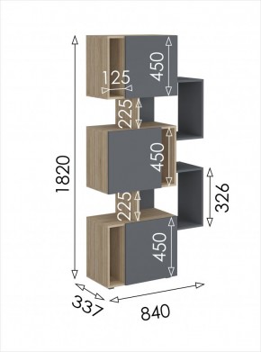 Стеллаж Дублин в Ханты-Мансийске - hanty-mansiysk.mebel24.online | фото 3
