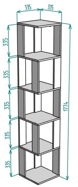 Стеллаж Ivan S109 в Ханты-Мансийске - hanty-mansiysk.mebel24.online | фото 2