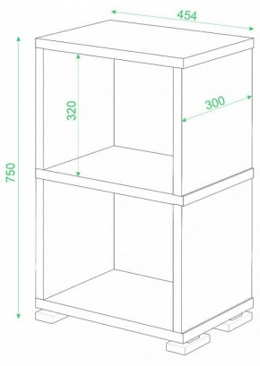 Стеллаж-колонка Домино СБ-15/2 в Ханты-Мансийске - hanty-mansiysk.mebel24.online | фото 2