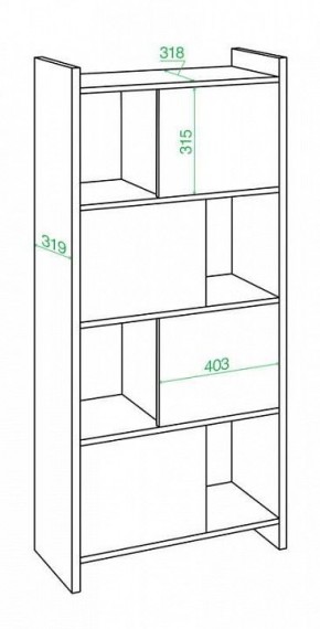 Стеллаж комбинированный Домино Лайт СТЛ-3В в Ханты-Мансийске - hanty-mansiysk.mebel24.online | фото 2