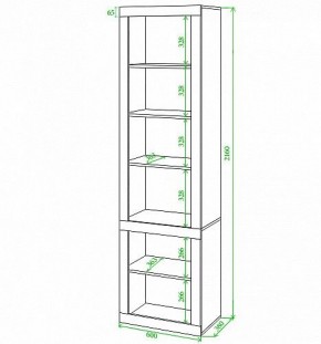 Стеллаж комбинированный Toivo ВтВ в Ханты-Мансийске - hanty-mansiysk.mebel24.online | фото 2