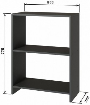 Стеллаж Квадро в Ханты-Мансийске - hanty-mansiysk.mebel24.online | фото 3