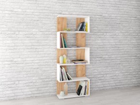 Стеллаж Ромео-1 Дуб крафт золотой/Белый в Ханты-Мансийске - hanty-mansiysk.mebel24.online | фото