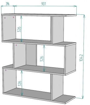 Стеллаж S41 в Ханты-Мансийске - hanty-mansiysk.mebel24.online | фото 2