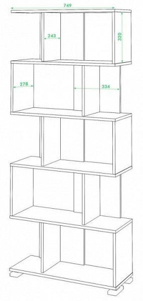 Стеллаж СЛ-5 в Ханты-Мансийске - hanty-mansiysk.mebel24.online | фото 2