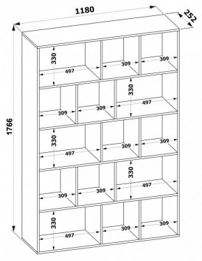Стеллаж СТ-11 в Ханты-Мансийске - hanty-mansiysk.mebel24.online | фото 3